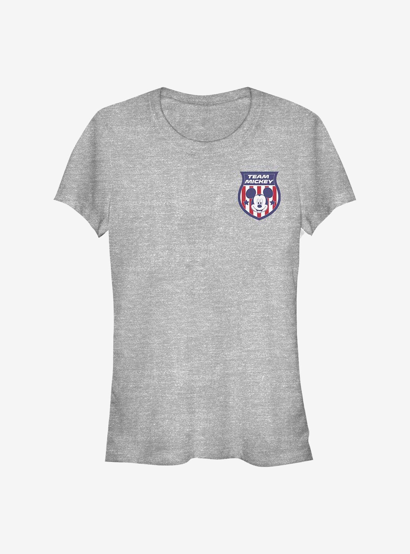 Disney Mickey Mouse Usa Badge Girls T-Shirt, , hi-res