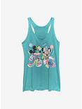 Disney Mickey Mouse 80's Minnie Mickey Girls Tank, TAHI BLUE, hi-res