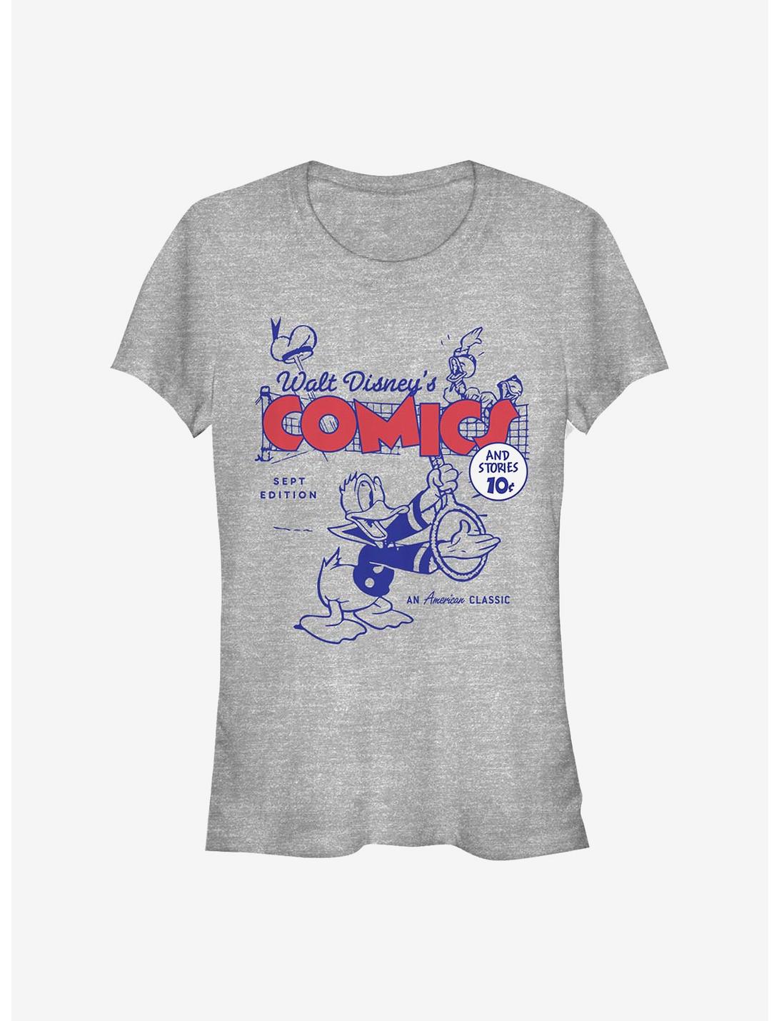 Disney Donald Duck Donalds Comic Cover Girls T-Shirt, ATH HTR, hi-res