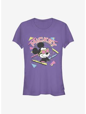 Disney Mickey Mouse 90's Mickey Girls T-Shirt, PURPLE, hi-res