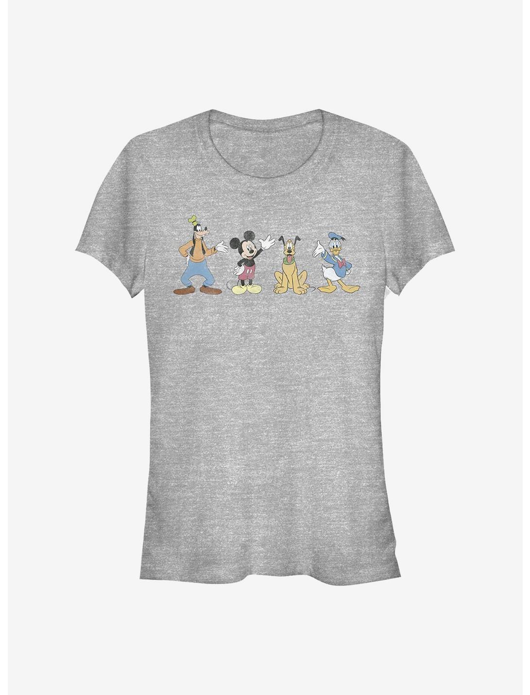 Disney Mickey Mouse Disney Mickey Mouse Group Girls T-Shirt, ATH HTR, hi-res