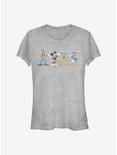Disney Mickey Mouse Disney Mickey Mouse Group Girls T-Shirt, ATH HTR, hi-res