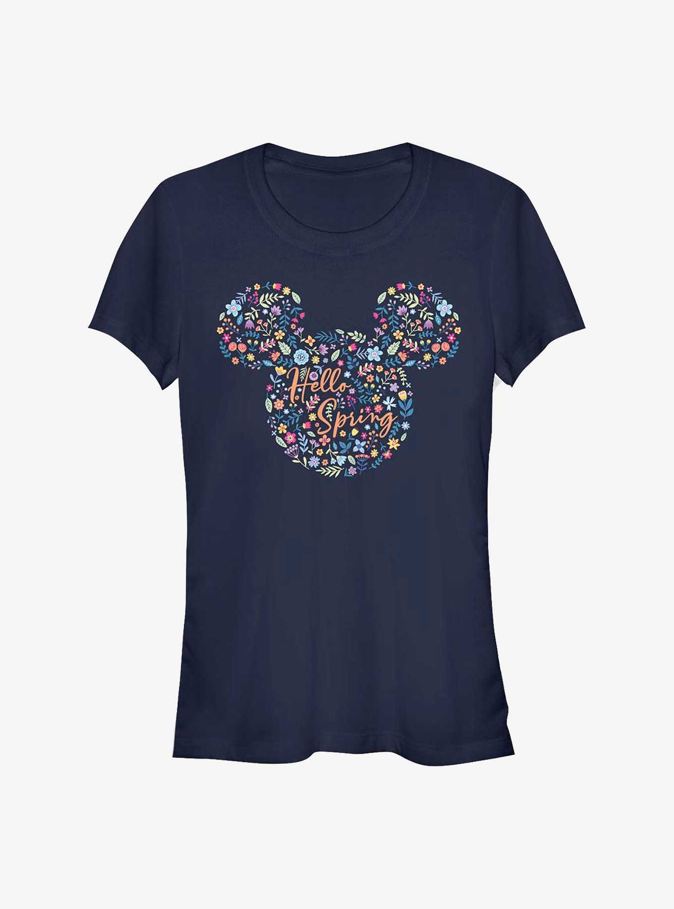 Disney Mickey Mouse Floral Ears Girls T-Shirt, , hi-res
