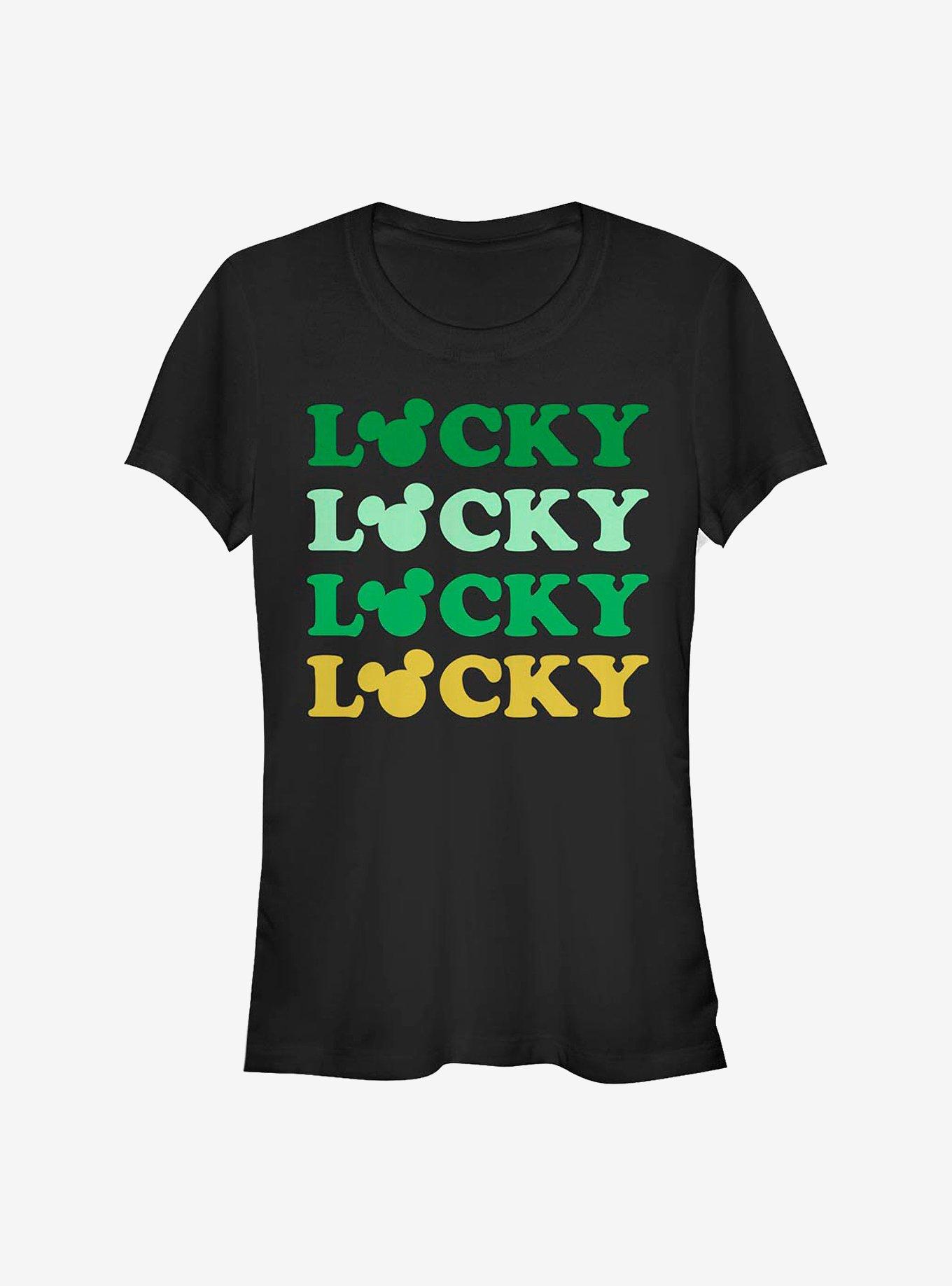 Disney Mickey Mouse Lucky Ears Girls T-Shirt, BLACK, hi-res