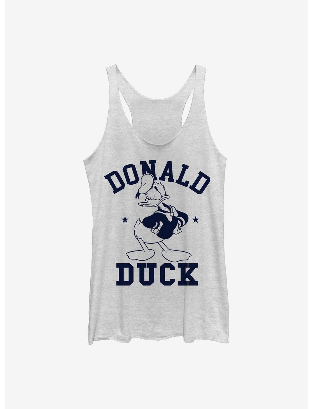Disney Donald Duck Donald Goes To College Girls Tank, WHITE HTR, hi-res
