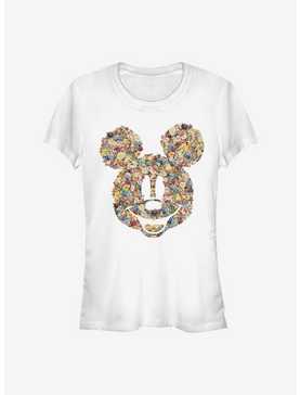 Disney Mickey Mouse Floral Mickey Girls T-Shirt, , hi-res