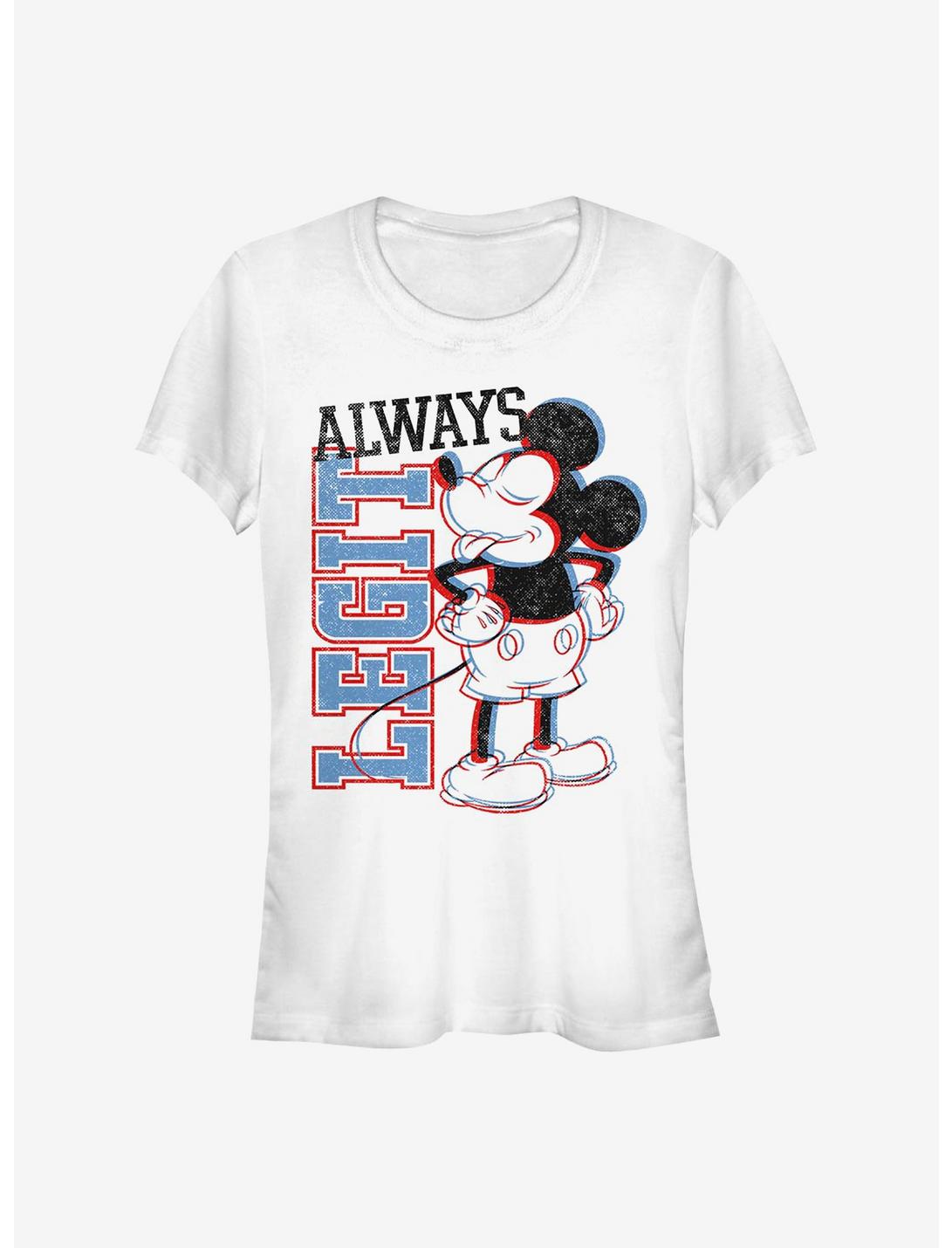 Disney Mickey Mouse Legit Mick Girls T-Shirt, WHITE, hi-res