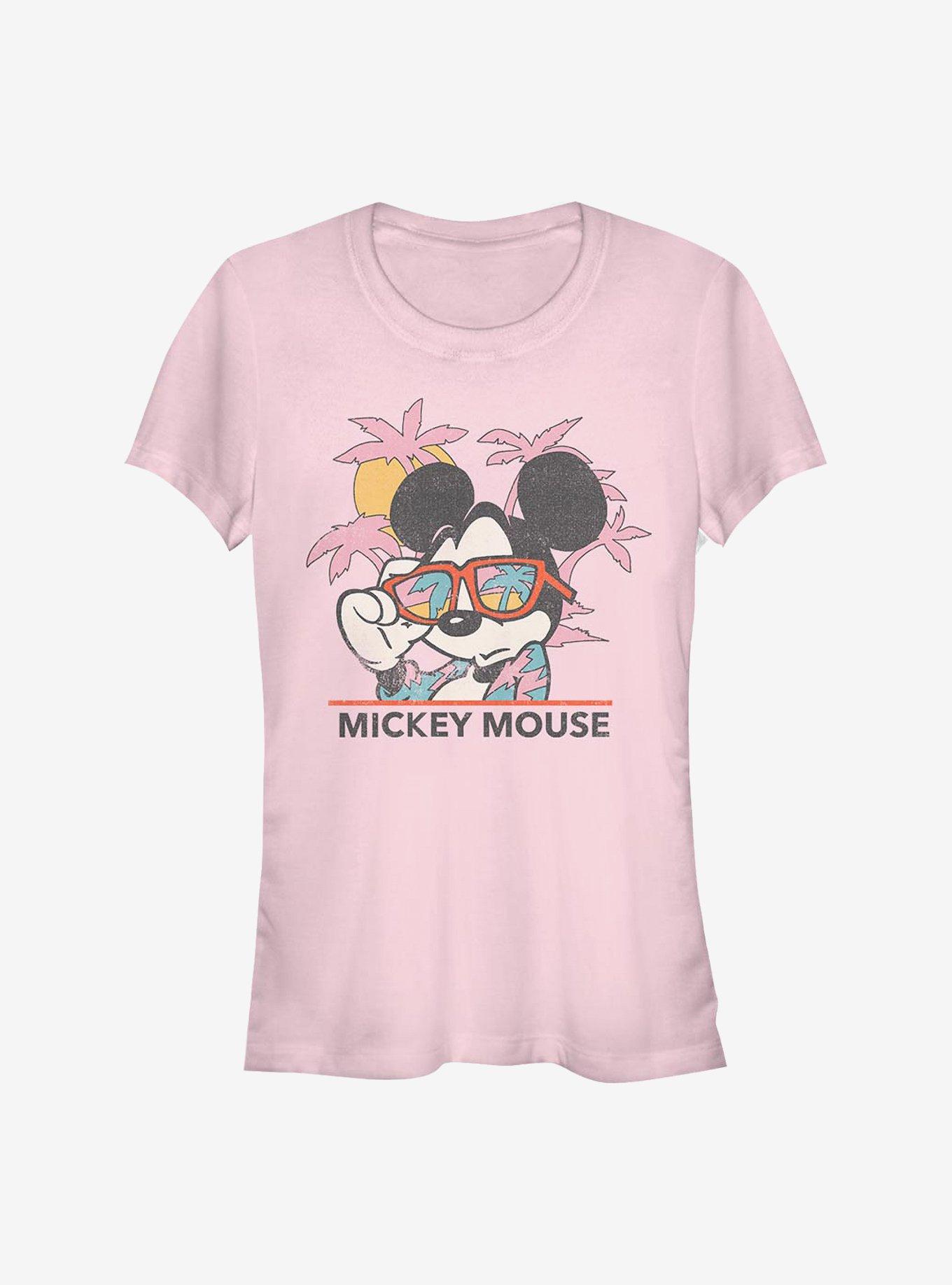 Disney Mickey Mouse Mickey Beach Girls T-Shirt, LIGHT PINK, hi-res