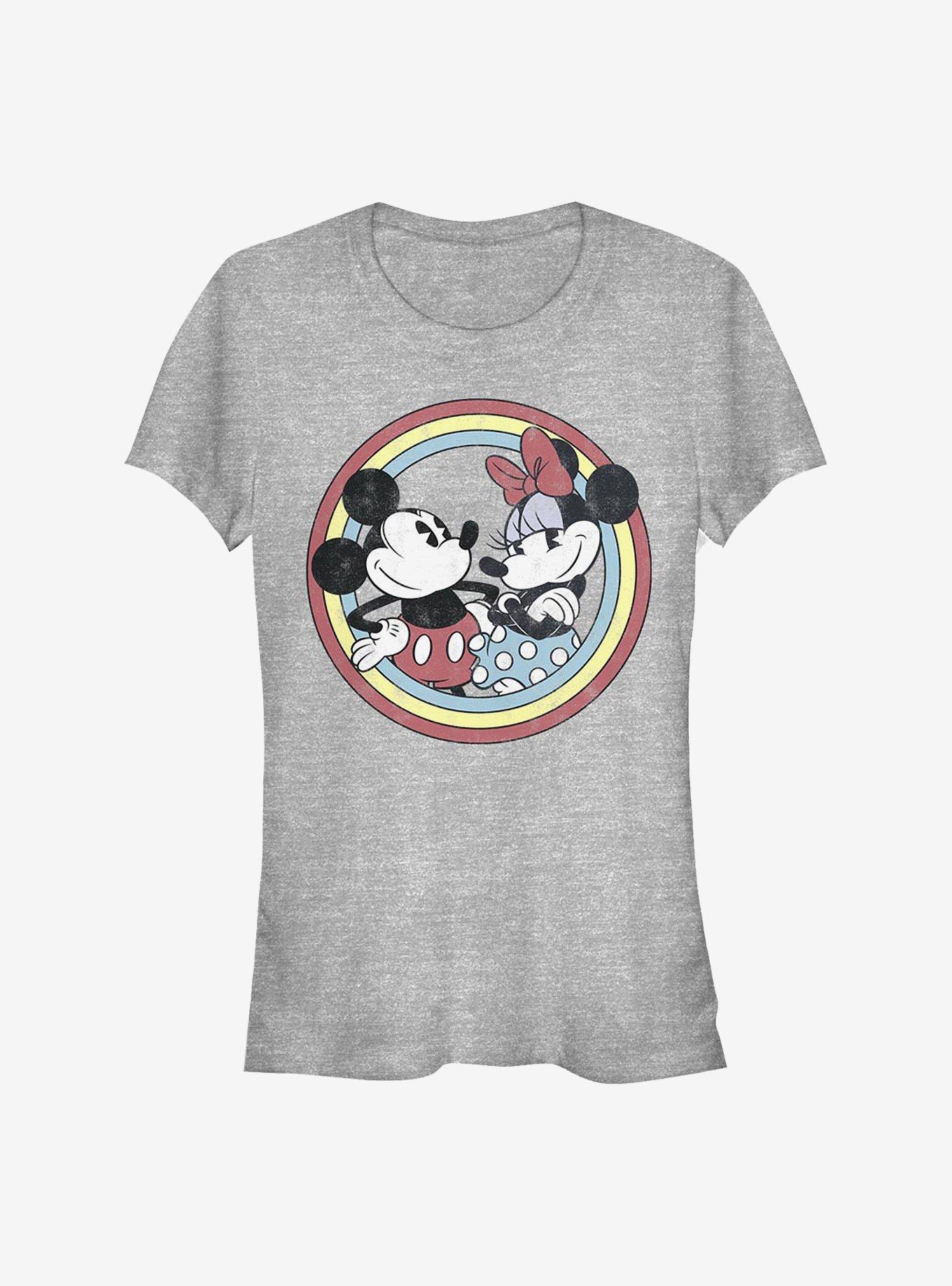 Disney Mickey Mouse Mickey Minnie Circle Girls T-Shirt, ATH HTR, hi-res