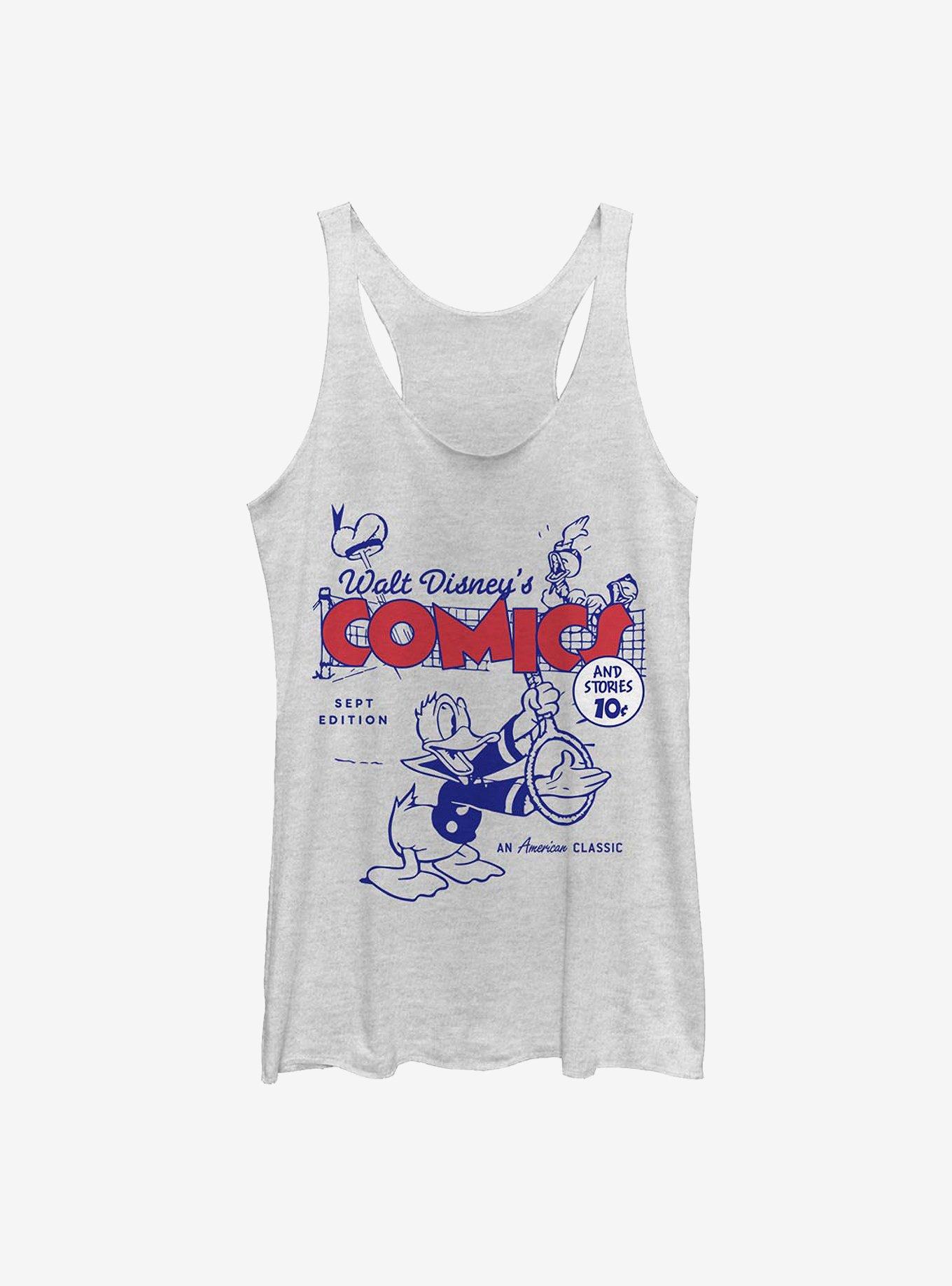 Disney Donald Duck Donalds Comic Cover Girls Tank, , hi-res