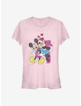 Disney Mickey Mouse Mickey Minnie Love Girls T-Shirt, , hi-res