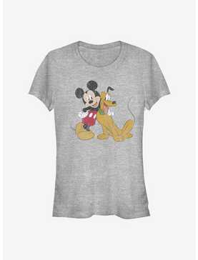 Disney Mickey Mouse Mickey And Pluto Girls T-Shirt, , hi-res