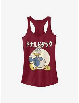 Disney Donald Duck Japanese Text Girls Tank, , hi-res