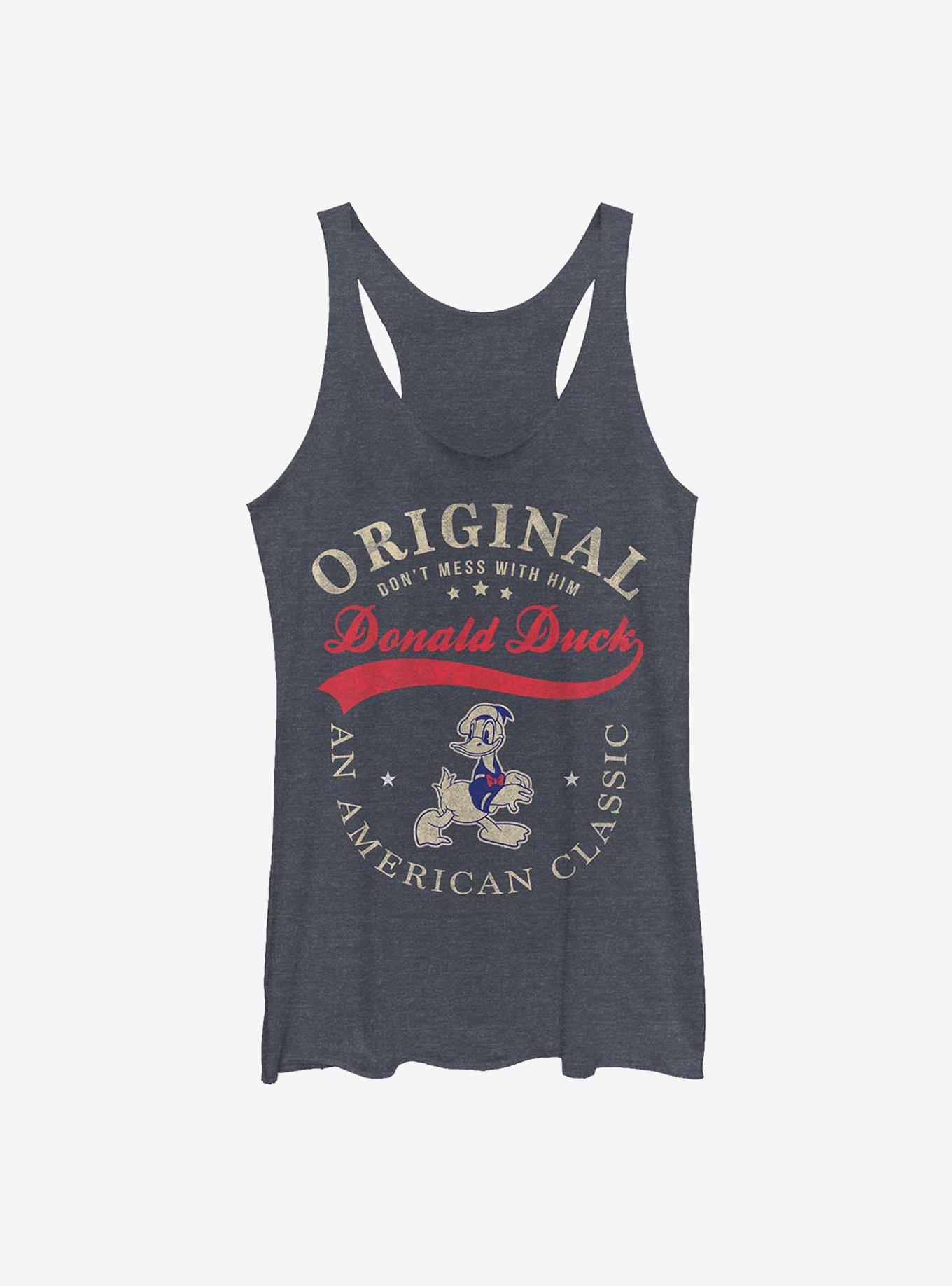 Disney Donald Duck The One And Only Donald Girls Tank, NAVY HTR, hi-res