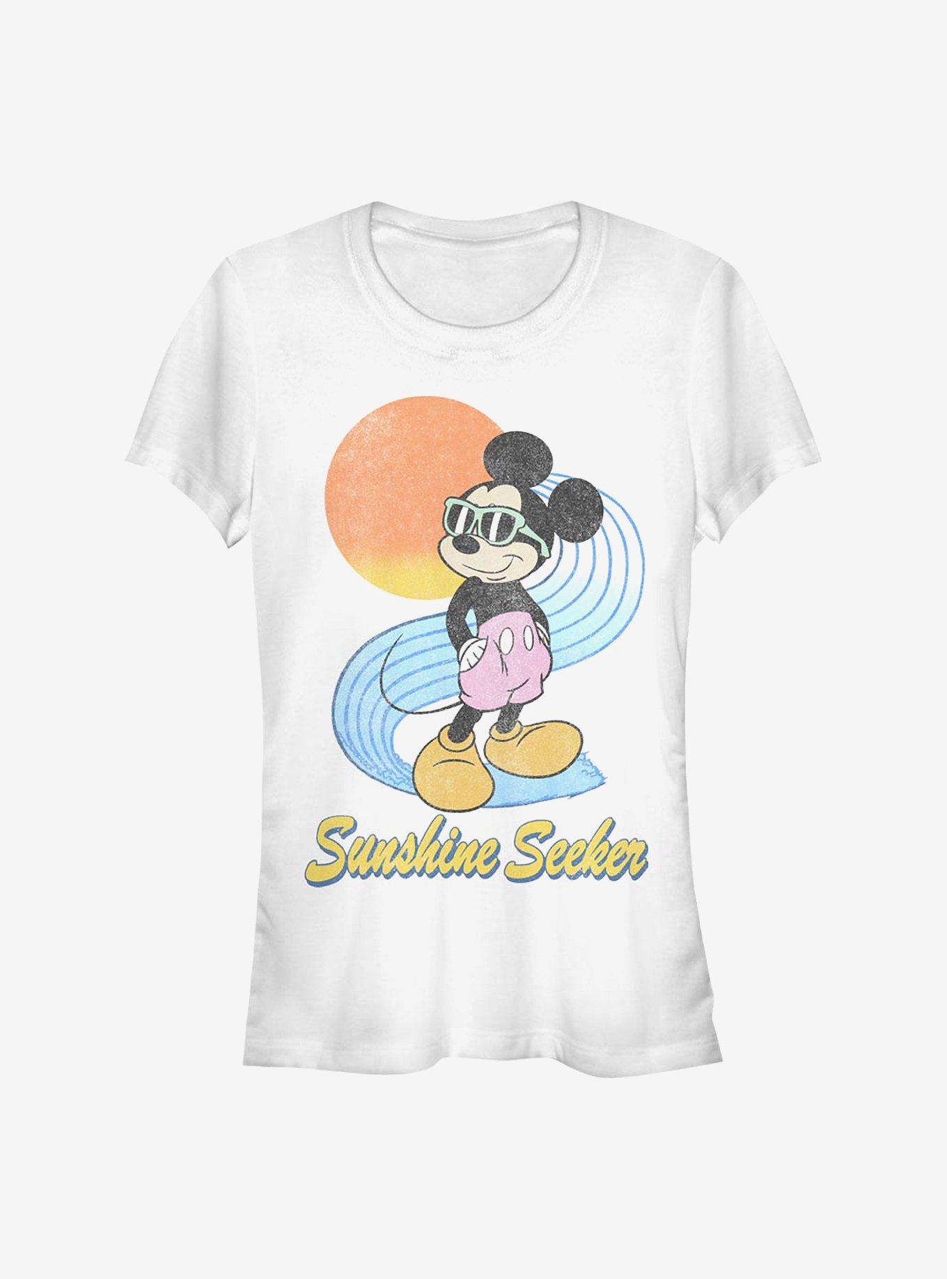 Disney Mickey Mouse Sunshine Seeker Girls T-Shirt, WHITE, hi-res