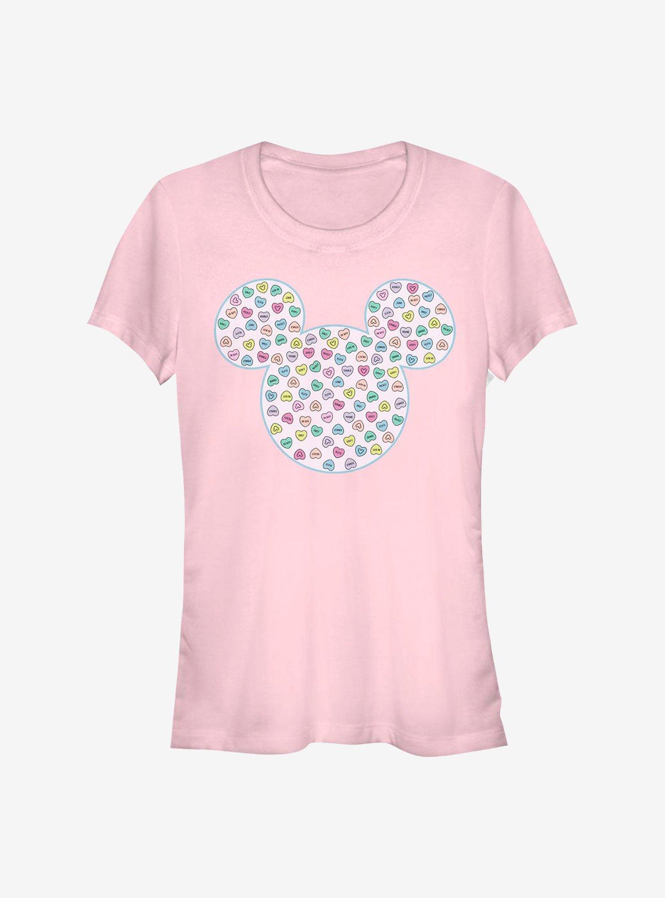 Disney Mickey Mouse Mickey Candy Ears Girls T-Shirt, LIGHT PINK, hi-res