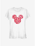 Disney Mickey Mouse Mickey Hearts Fill Girls T-Shirt, , hi-res