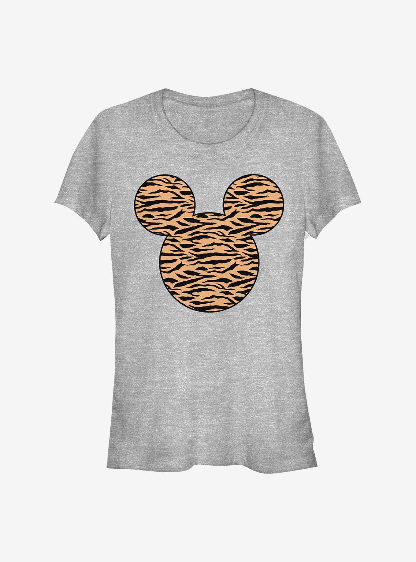 Disney Mickey Mouse Mickey Tiger Fill Girls T-Shirt, ATH HTR, hi-res