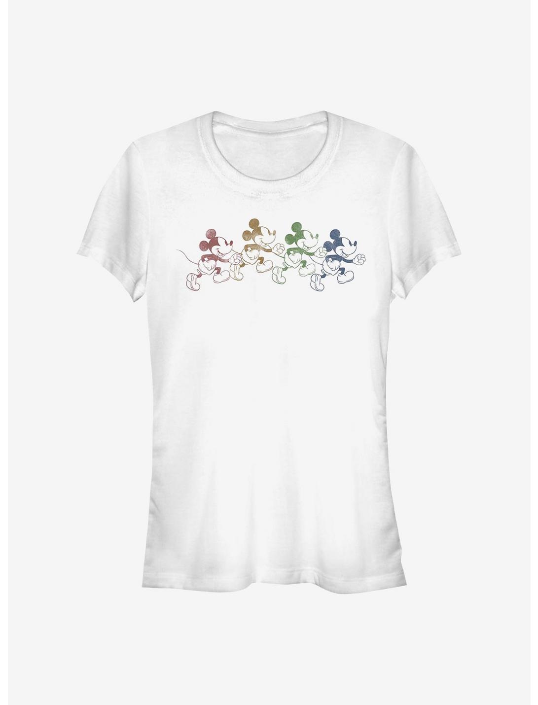 Disney Mickey Mouse Mickey Walk Girls T-Shirt, WHITE, hi-res