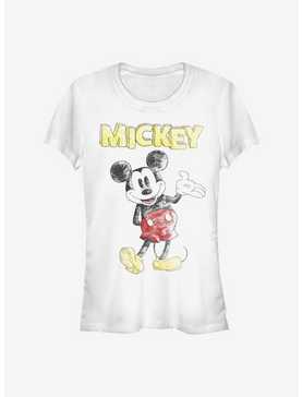 Disney Mickey Mouse Sketchy Mickey Girls T-Shirt, , hi-res