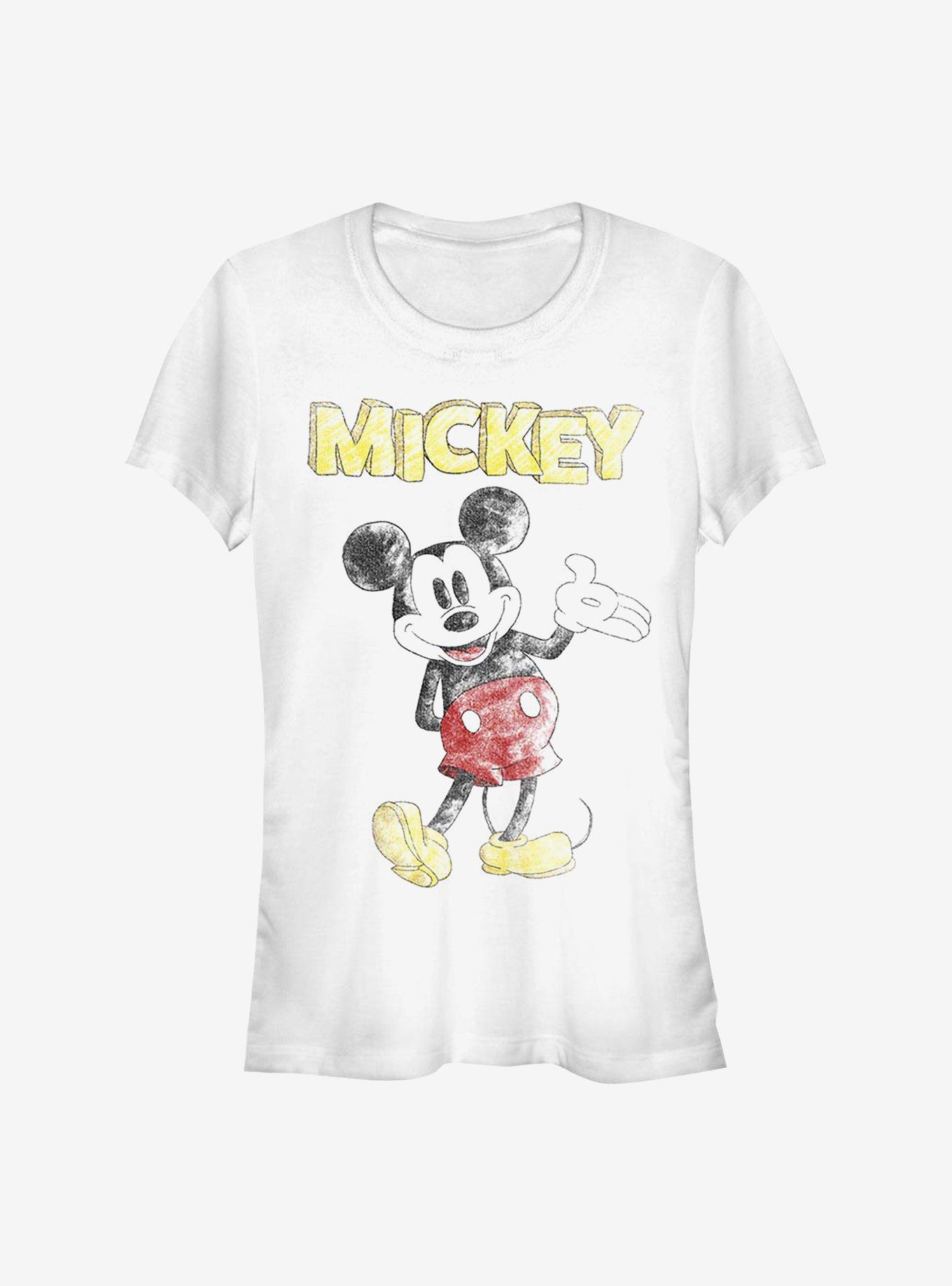 Disney Mickey Mouse Sketchy Mickey Girls T-Shirt, , hi-res