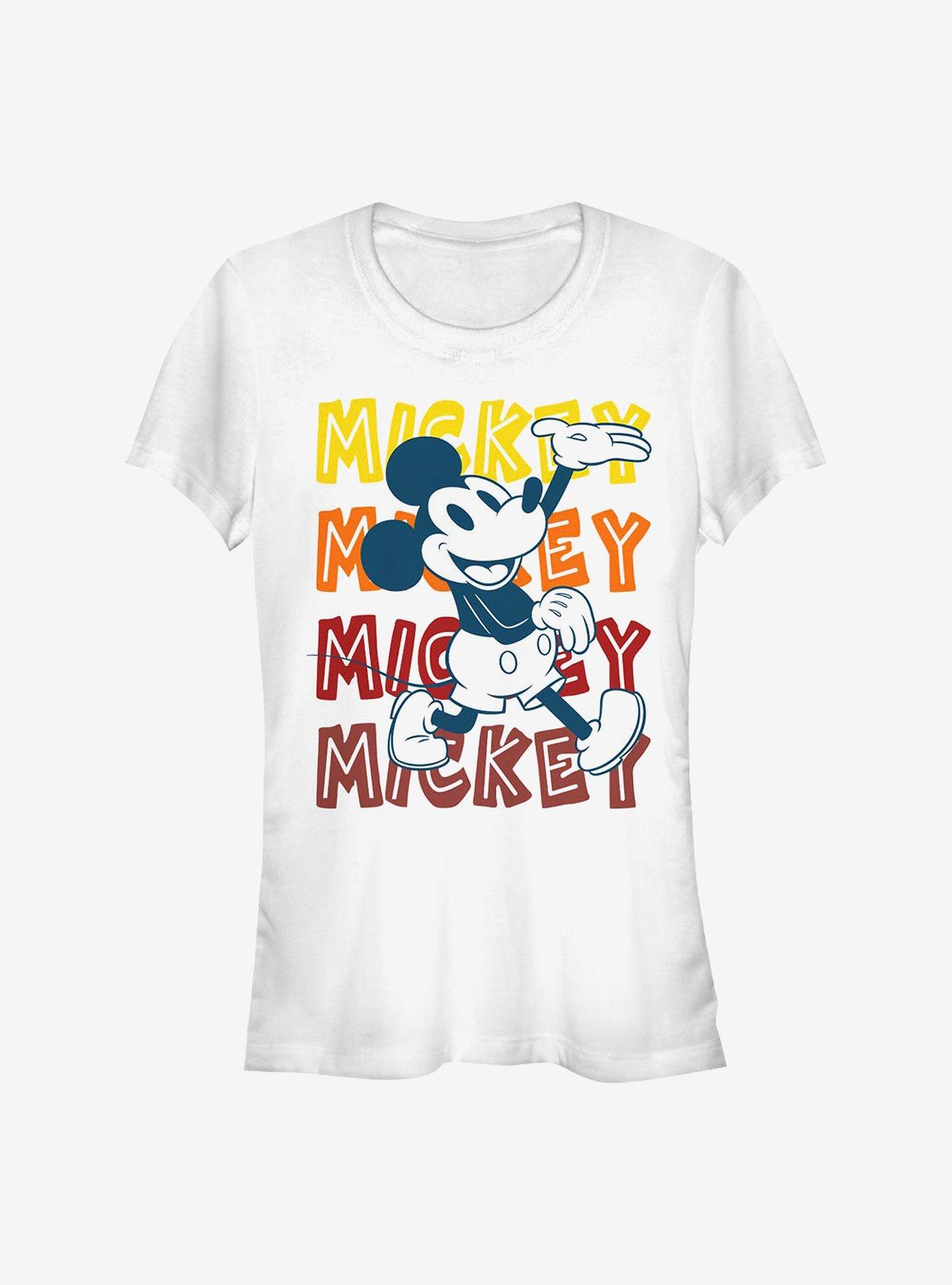 Disney Mickey Mouse Hipster Mickey Girls T-Shirt, WHITE, hi-res