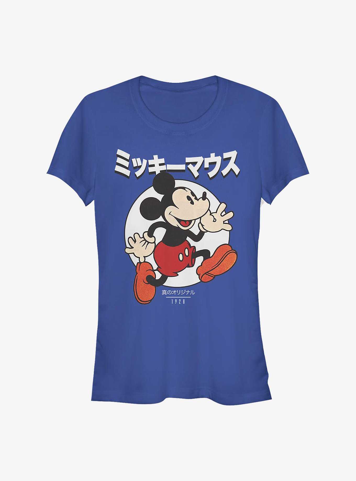 Disney Mickey Mouse Comic Japanese Text Girls T-Shirt, , hi-res
