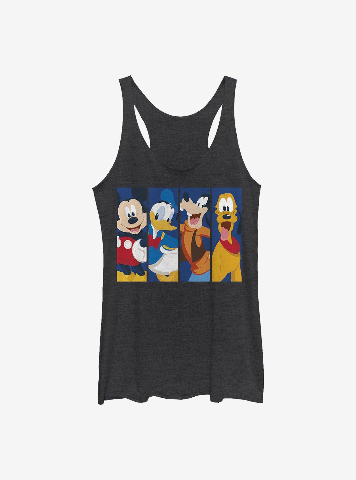 Disney Mickey Mouse Bro Time Girls Tank, BLK HTR, hi-res