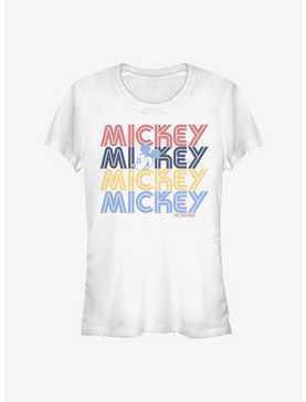 Disney Mickey Mouse Retro Stack Girls T-Shirt, , hi-res