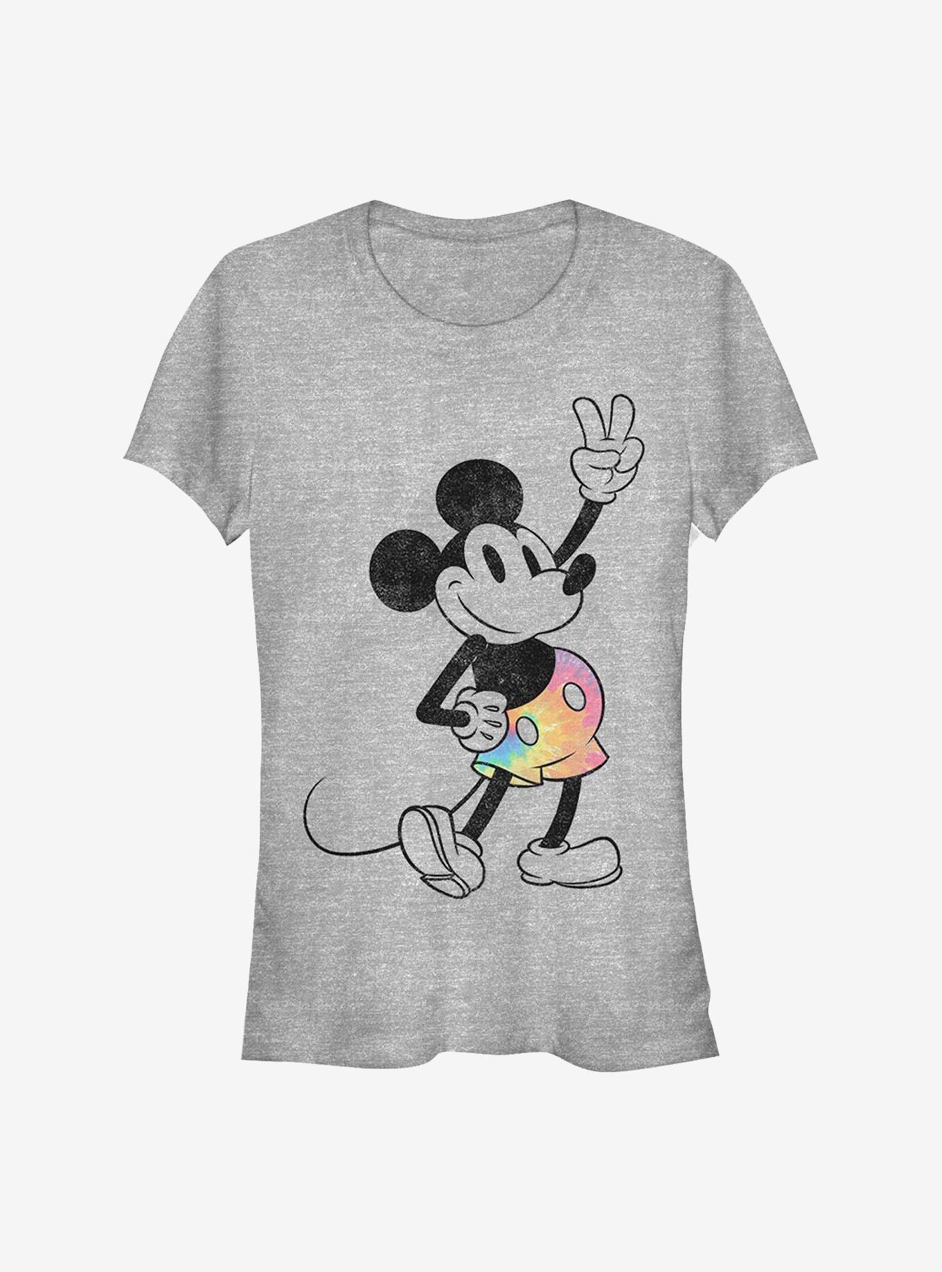Disney Mickey Mouse Tie Dye Mickey Girls T-Shirt, ATH HTR, hi-res
