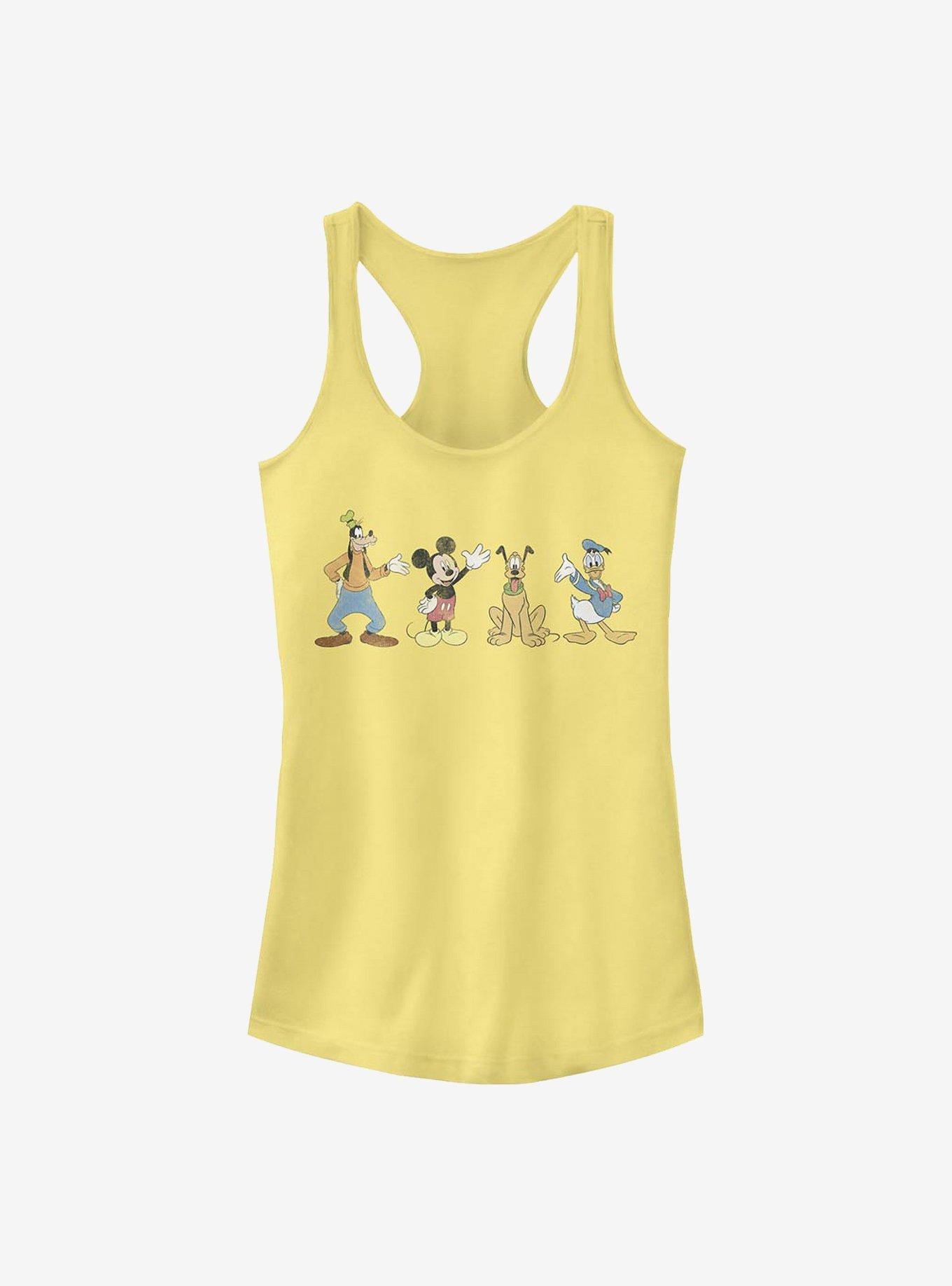 Disney Mickey Mouse Disney Mickey Mouse Group Girls Tank, BANANA, hi-res