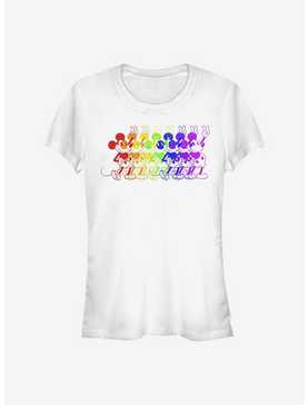 Disney Mickey Mouse Rainbow Mouse Girls T-Shirt, , hi-res