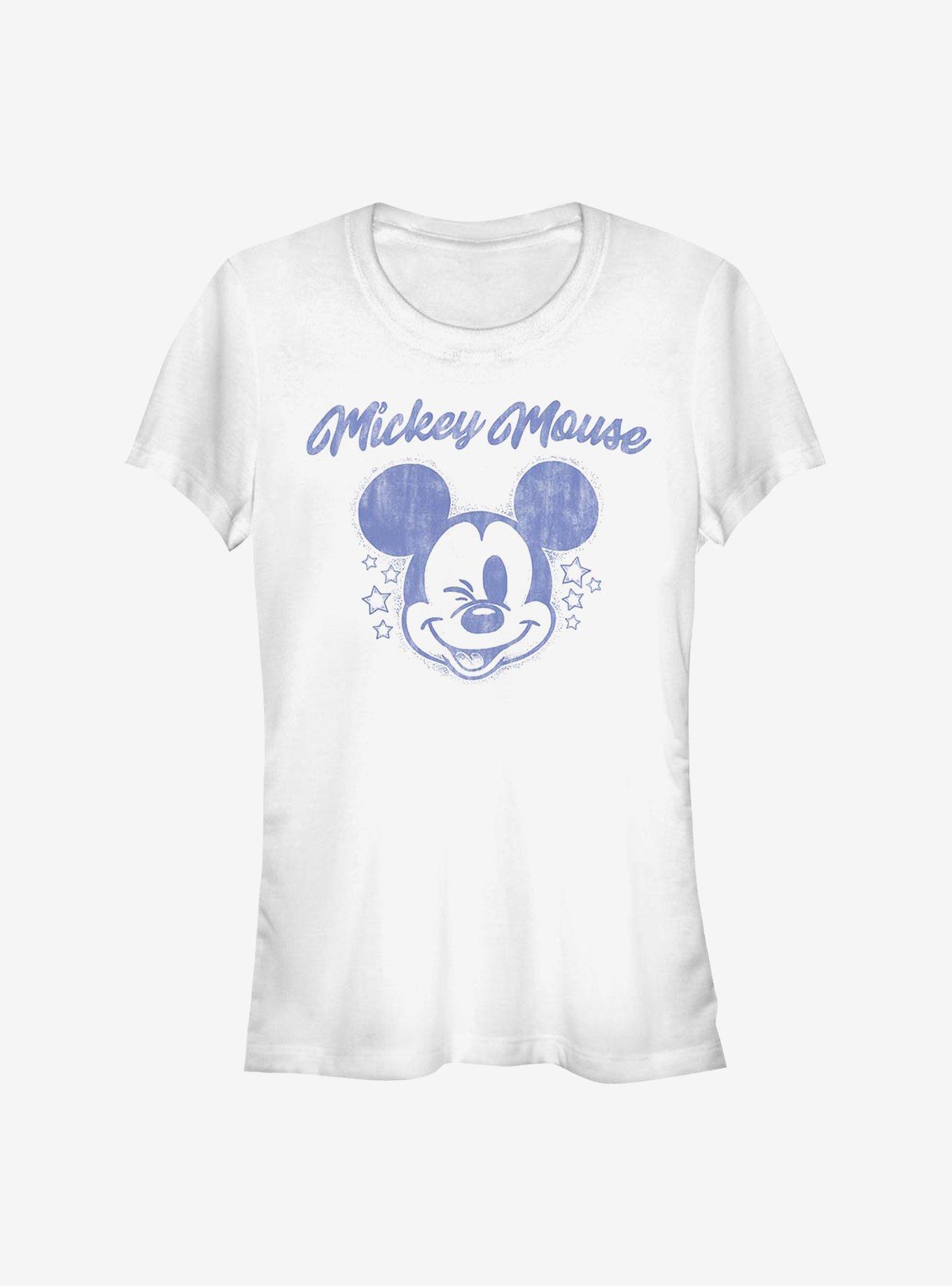 Disney Mickey Mouse Starry Mickey Girls T-Shirt, WHITE, hi-res
