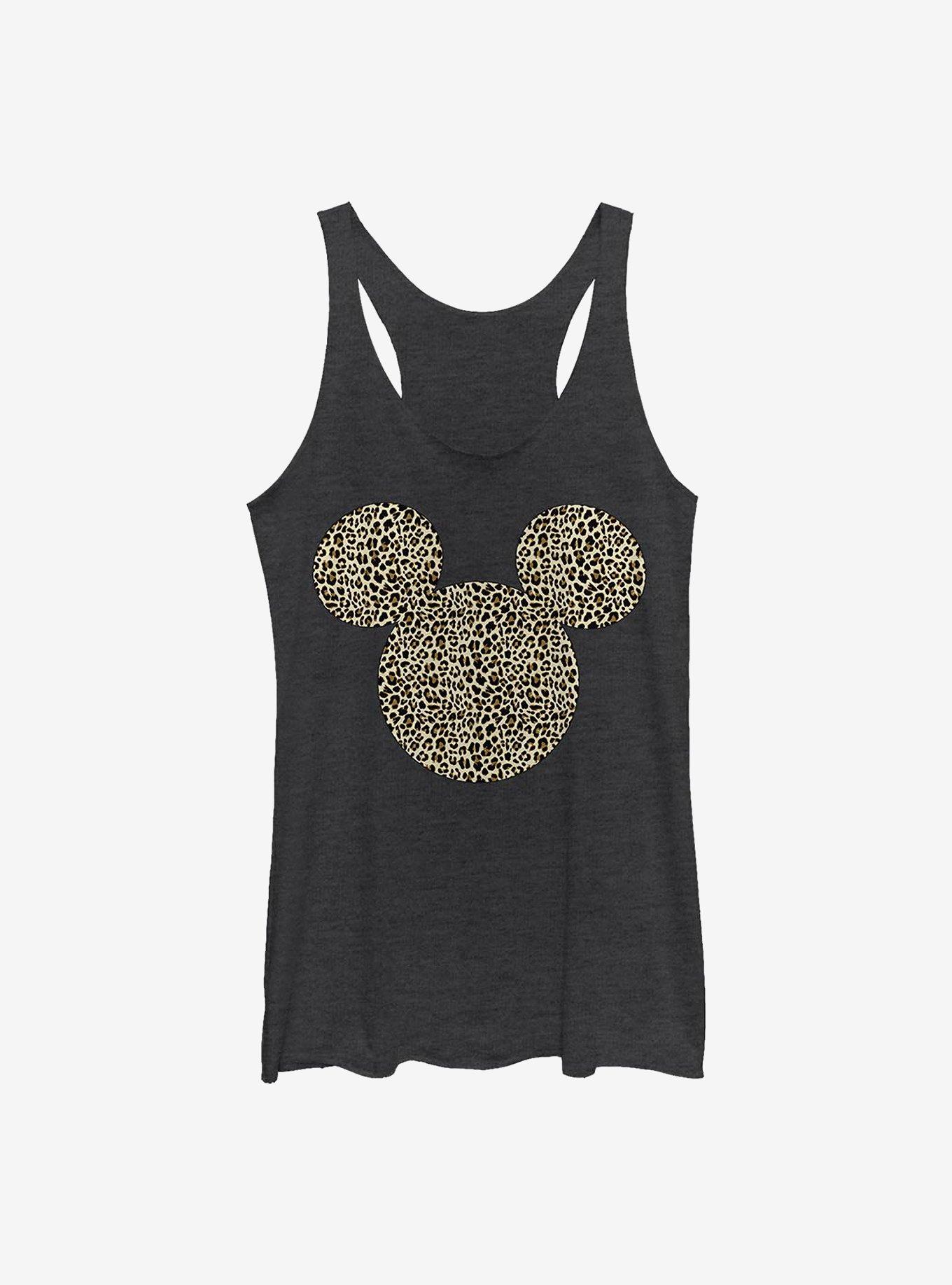 Disney Mickey Mouse Animal Ears Girls Tank, BLK HTR, hi-res