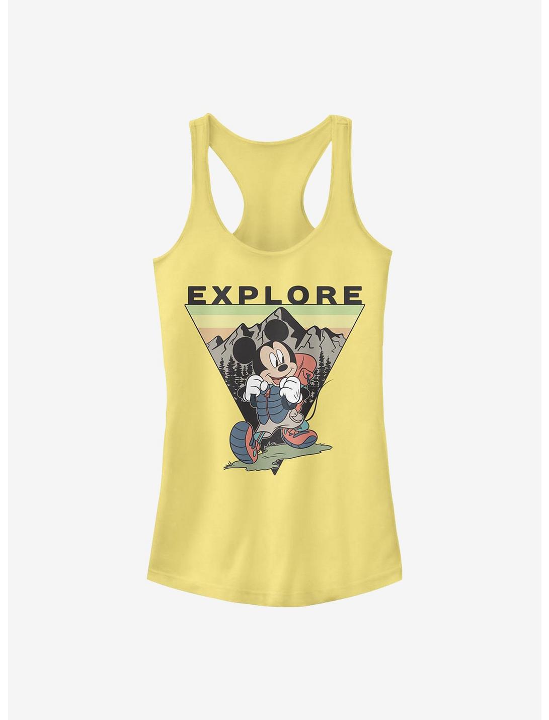 Disney Mickey Mouse Explore Mickey Travel Girls Tank, BANANA, hi-res