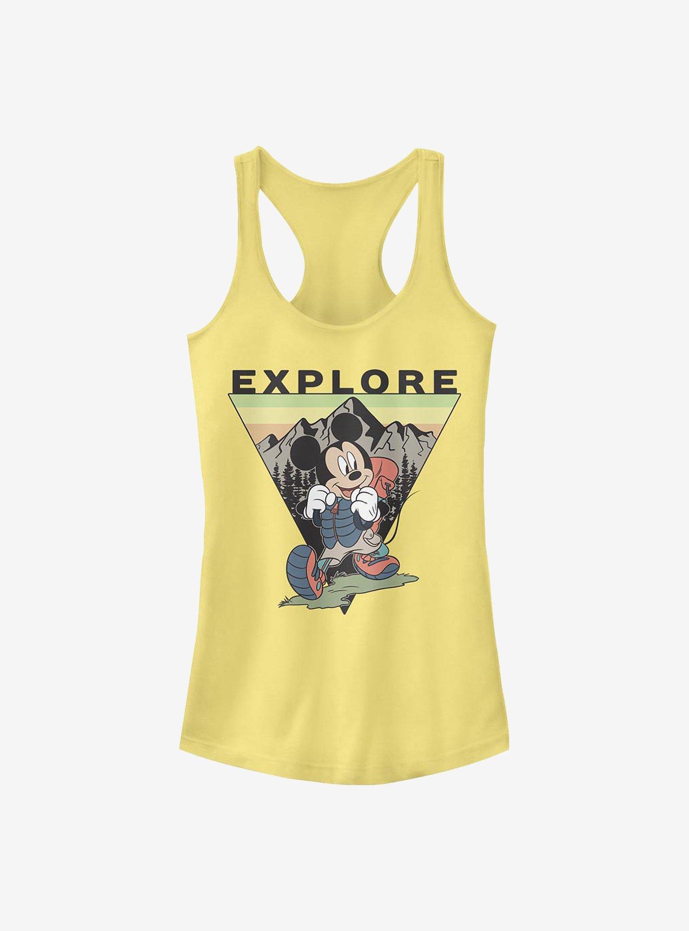 Disney Mickey Mouse Explore Mickey Travel Girls Tank, BANANA, hi-res