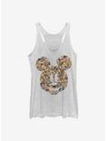 Disney Mickey Mouse Floral Mickey Girls Tank, WHITE HTR, hi-res
