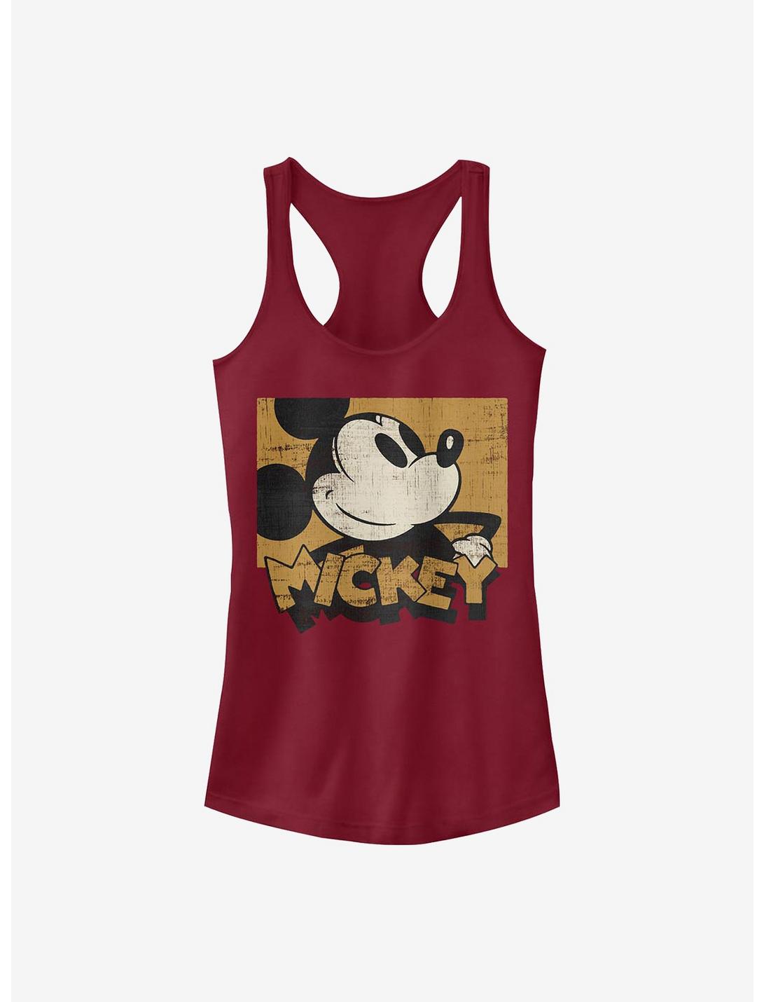 Disney Mickey Mouse Against The Grain Girls Tank, SCARLET, hi-res