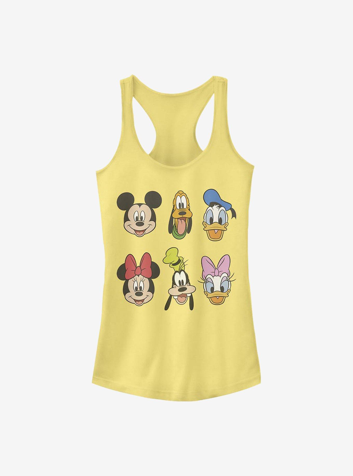 Disney Mickey Mouse & Friends Always Trending Stack Girls Tank Top, BANANA, hi-res