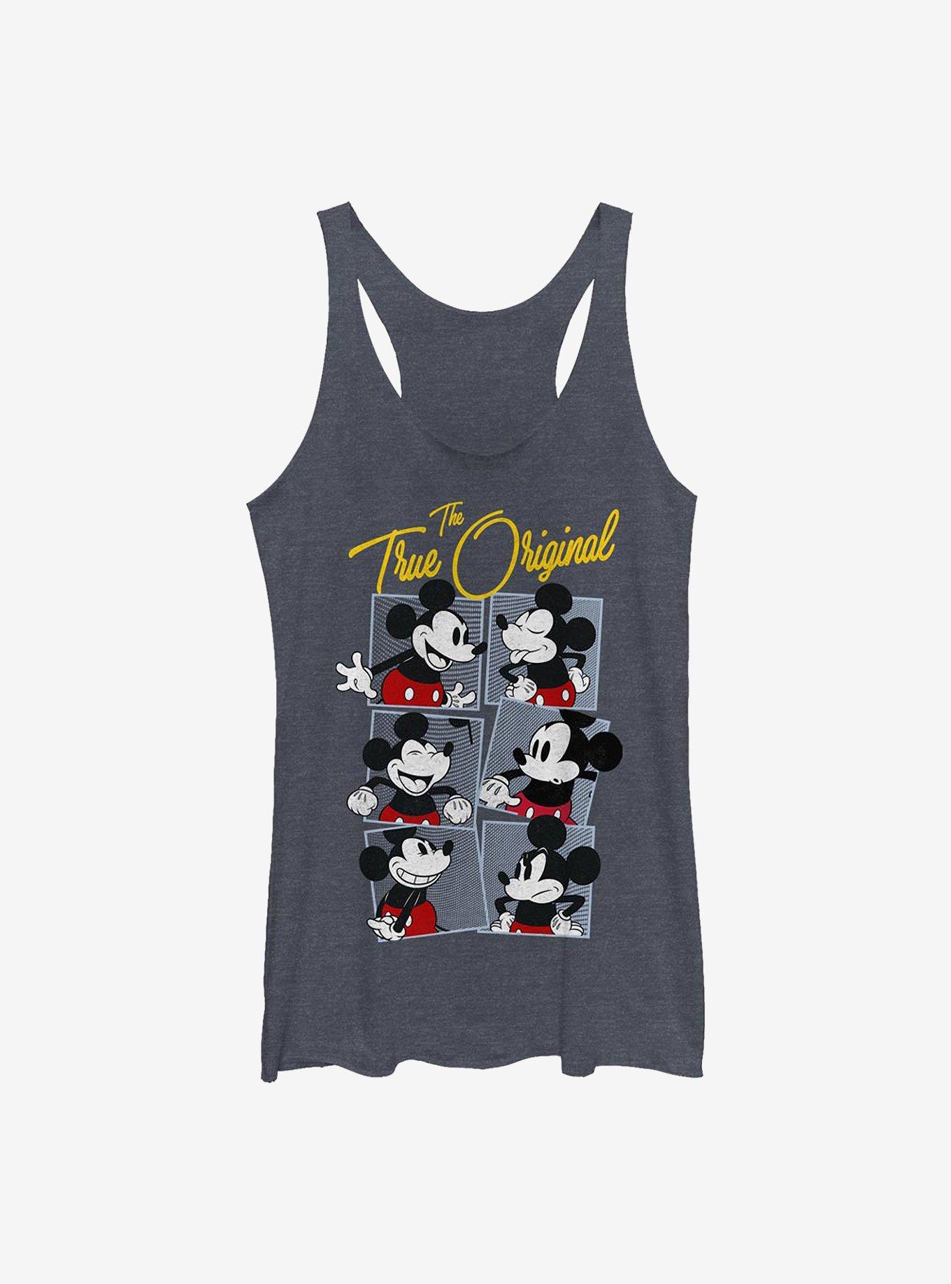 Disney Mickey Mouse Boxed Mickey Girls Tank, NAVY HTR, hi-res