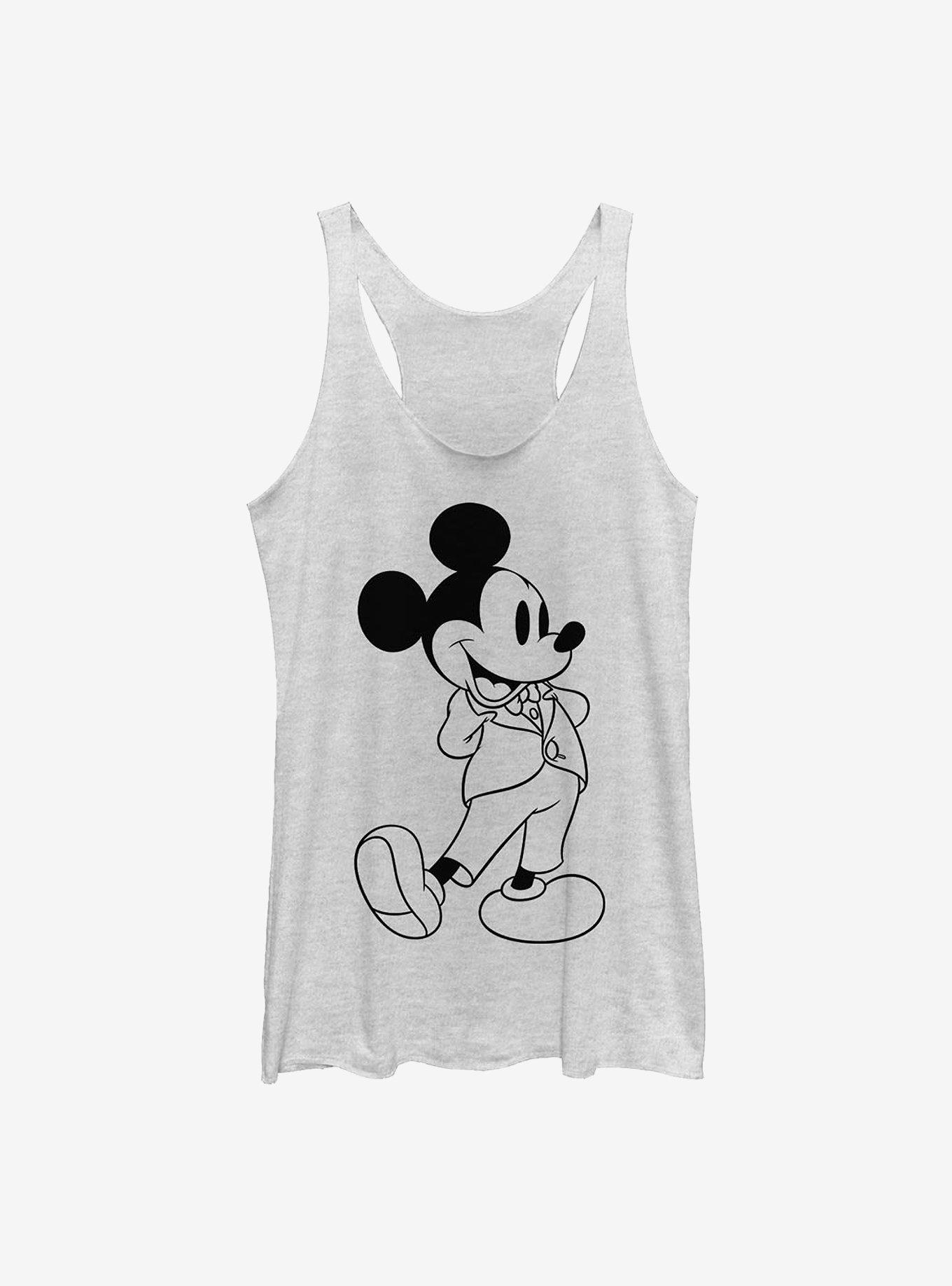 Disney Mickey Mouse Formal Mickey Girls Tank, WHITE HTR, hi-res