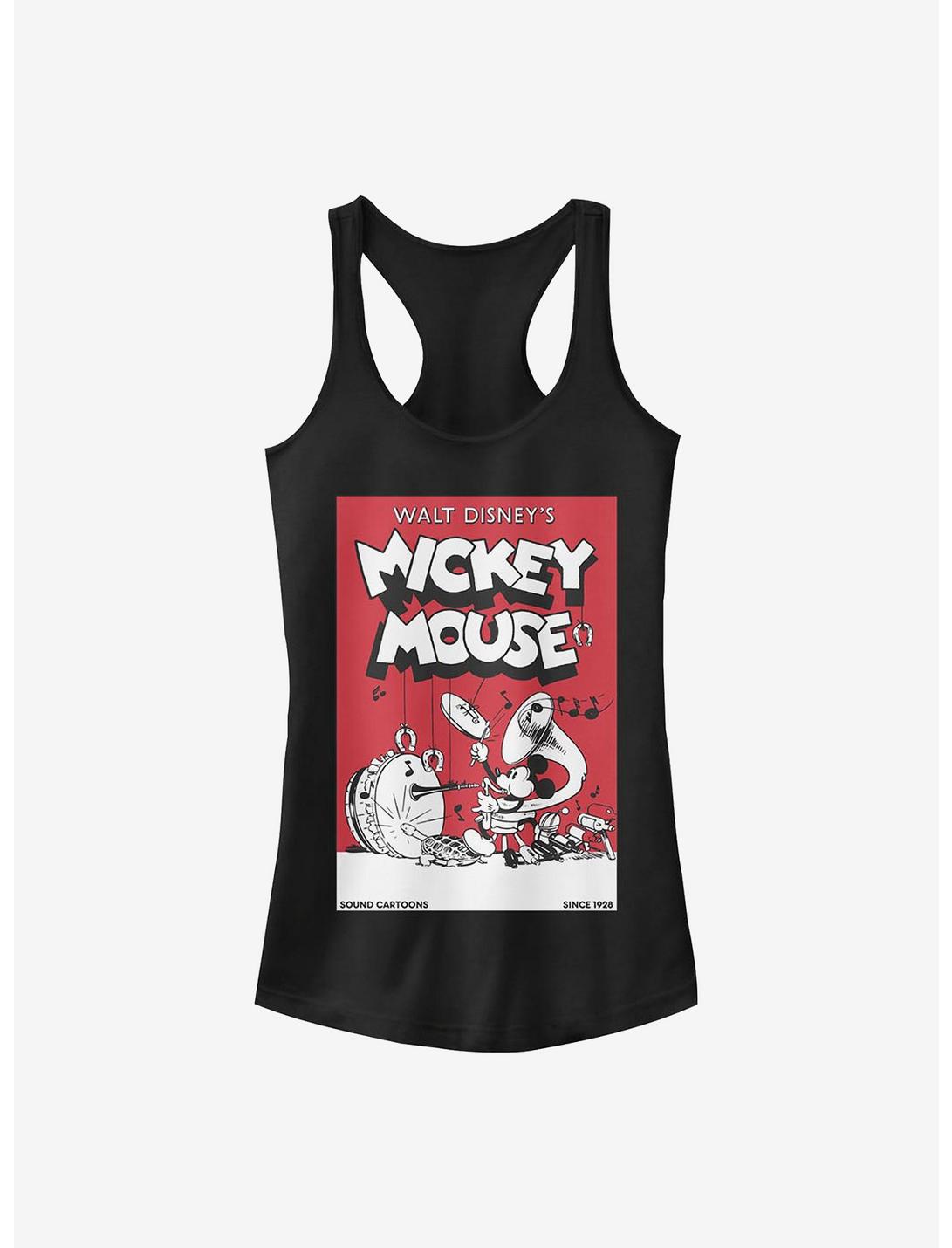 Disney Mickey Mouse Mickey Band Comic Girls Tank, BLACK, hi-res