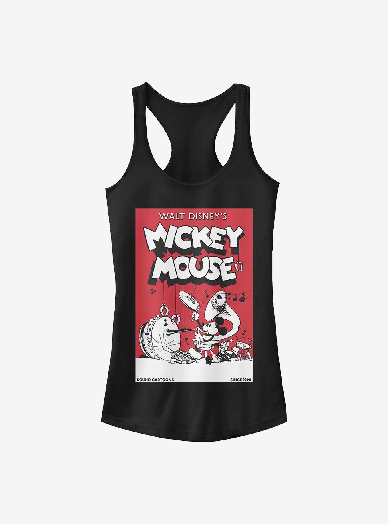 Disney Mickey Mouse Mickey Band Comic Girls Tank, BLACK, hi-res