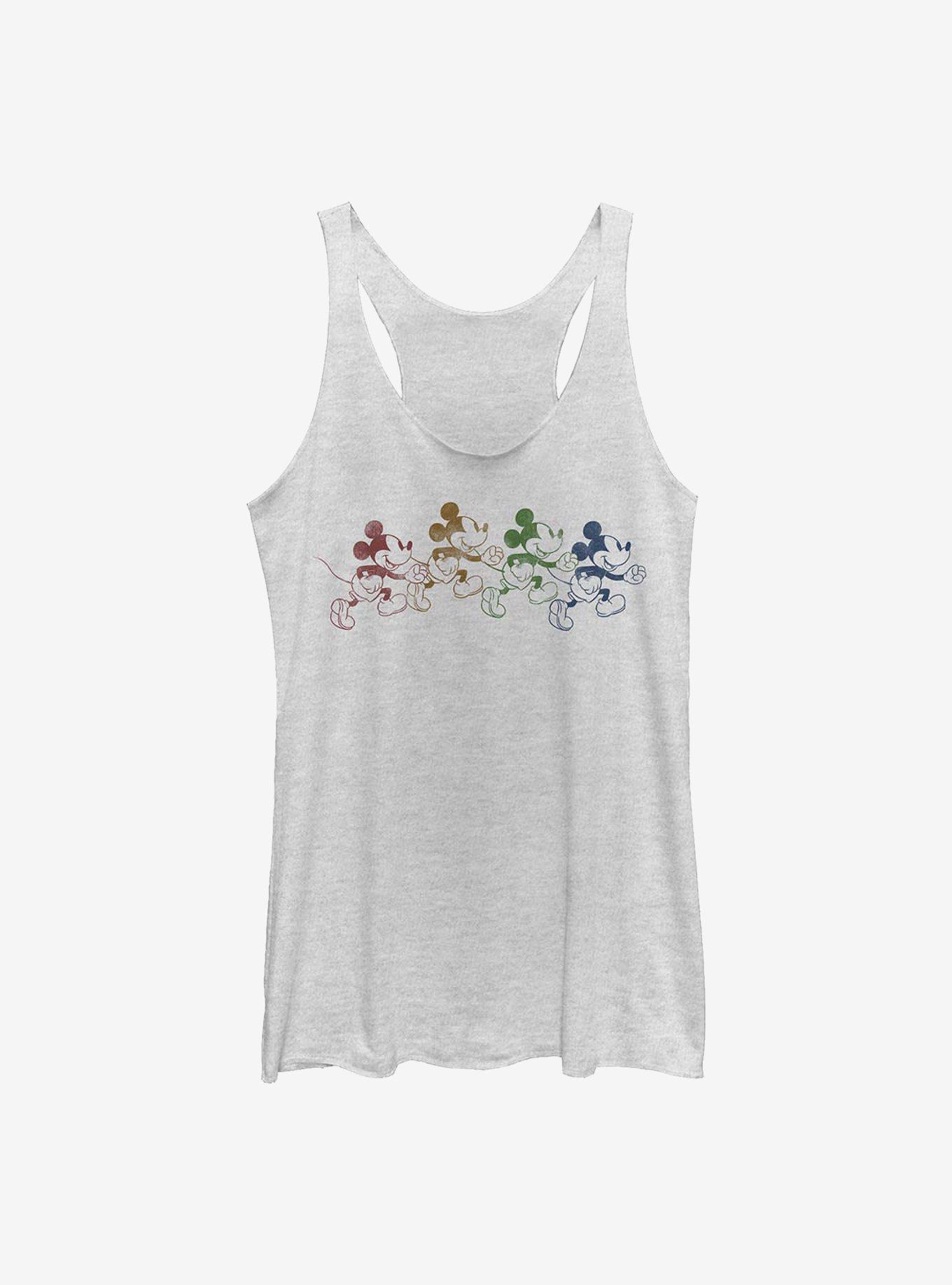 Disney Mickey Mouse Mickey Walk Girls Tank, WHITE HTR, hi-res