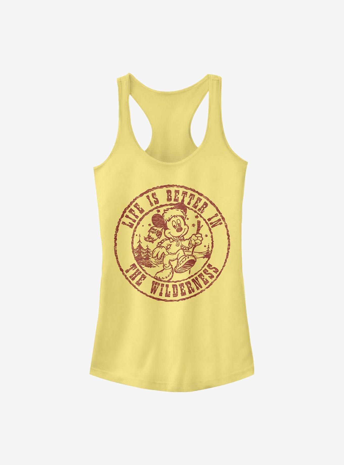 Disney Mickey Mouse Nature Mickey Girls Tank, BANANA, hi-res