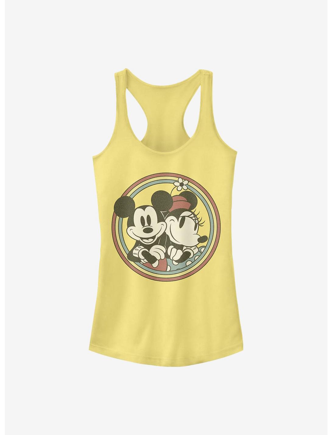 Disney Mickey Mouse Retro Mickey Minnie Girls Tank, BANANA, hi-res
