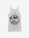 Disney Mickey Mouse Retro Mickey Minnie Girls Tank, WHITE HTR, hi-res