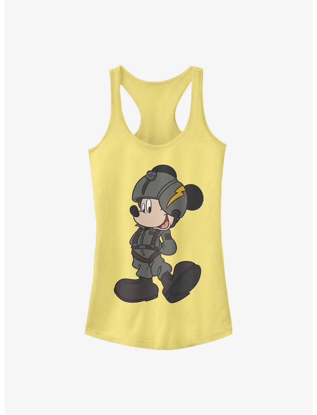 Disney Mickey Mouse Mickey Jet Pilot Girls Tank, BANANA, hi-res