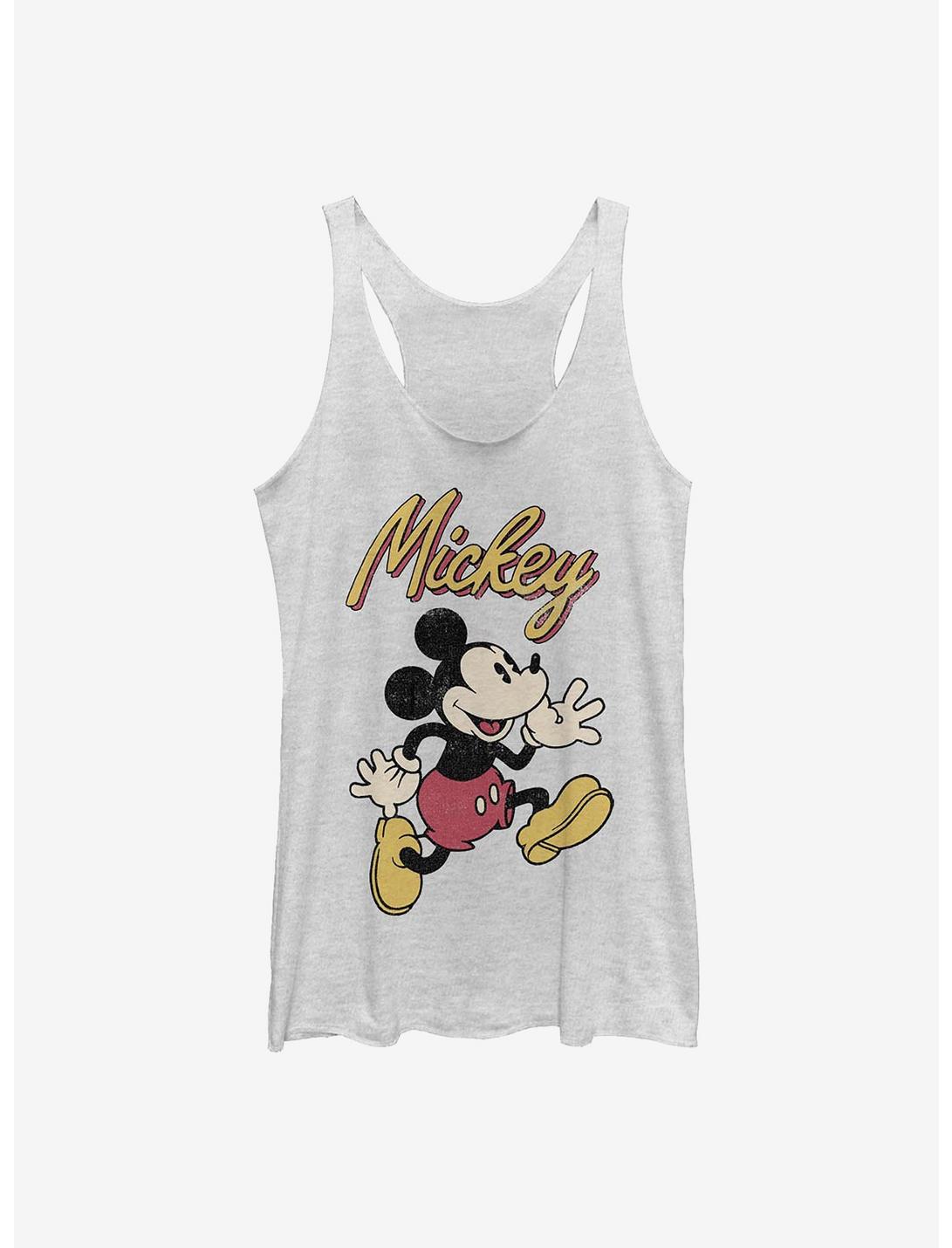 Disney Mickey Mouse Vintage Mickey Girls Tank, WHITE HTR, hi-res