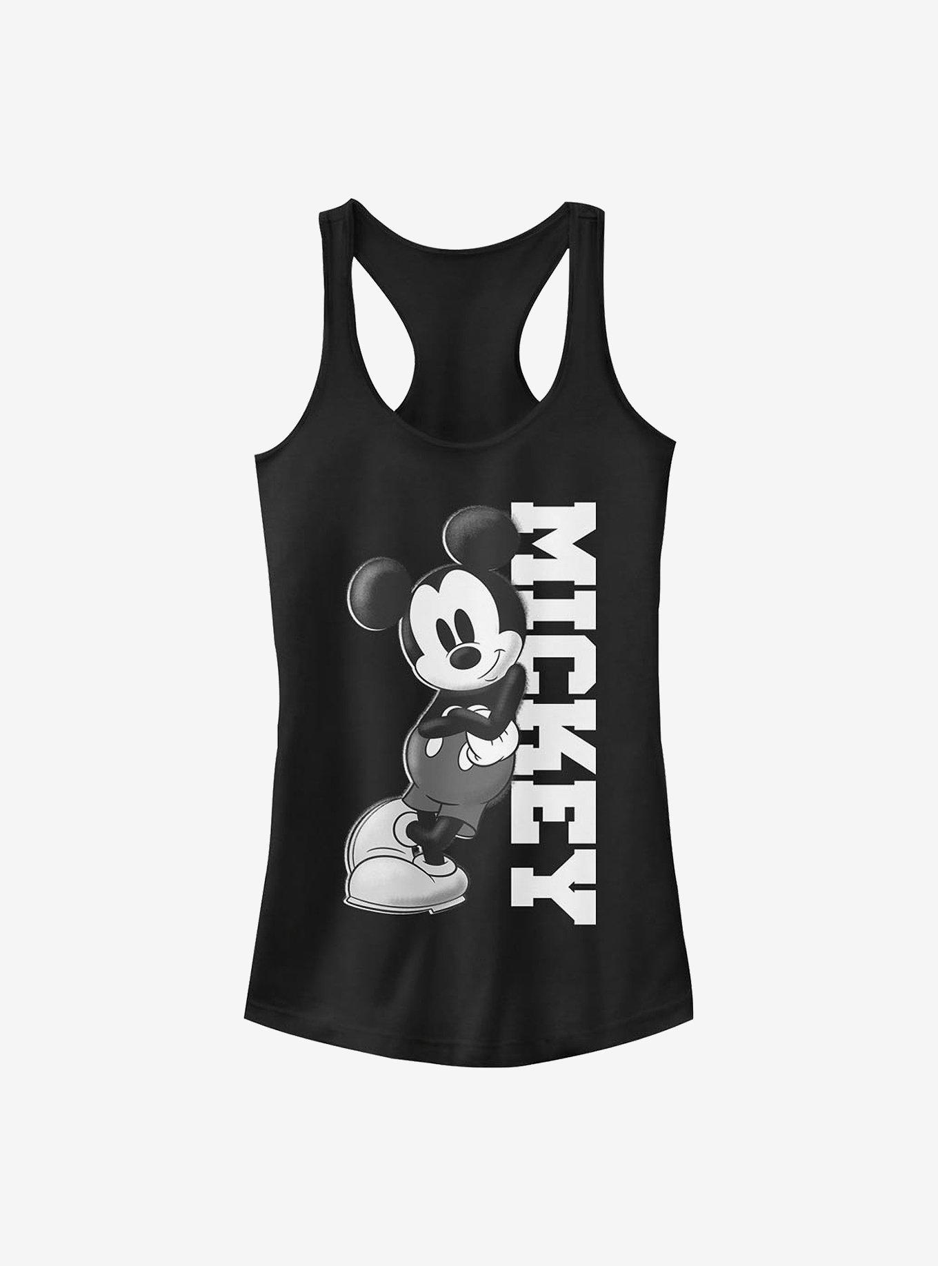 Disney Mickey Mouse Mickey Lean Girls Tank, BLACK, hi-res
